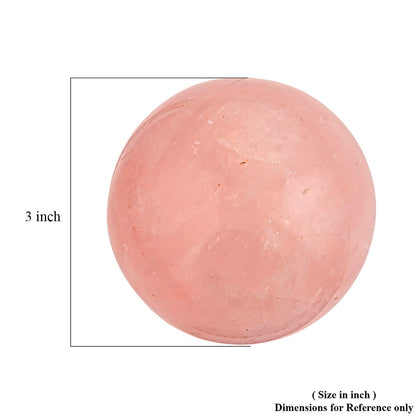 Rose Quartz Sphere – Love, Balance, and Tranquility