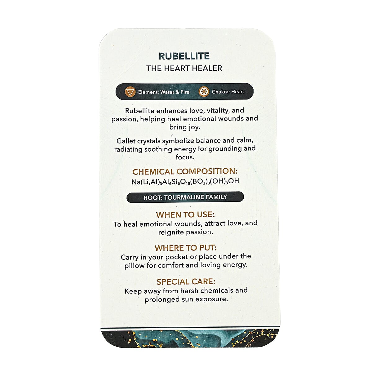 Tourmaline Rubylite Gallet – Vibrant Elegance and Bold Energy