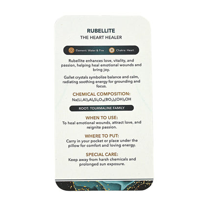 Tourmaline Rubylite Gallet – Vibrant Elegance and Bold Energy