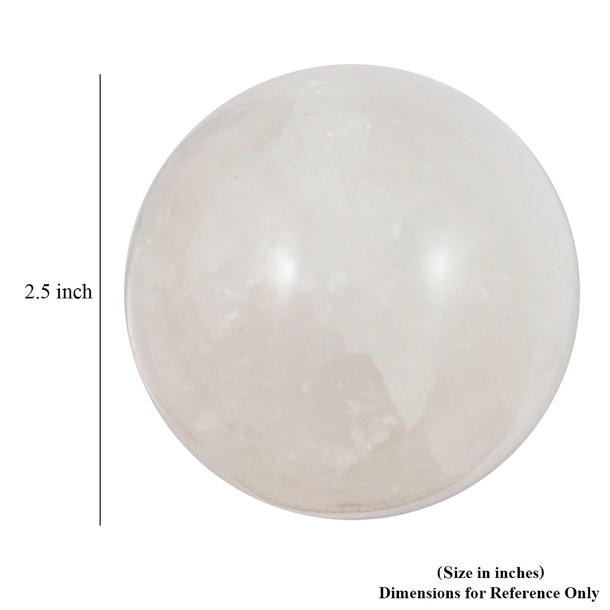 White Quartz Sphere – Purity and Clarity for Your Space