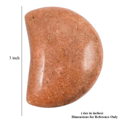 Cipolin Brown Moon Shape – Grounding Energy with Celestial Charm