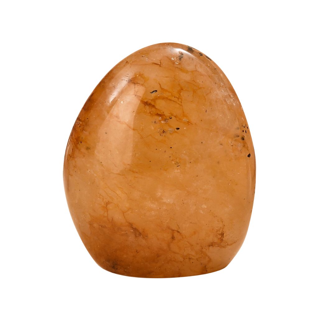 Hematoid Quartz Strength Free Form — Empowerment and Grounding