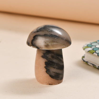 Peachfeldspar Mushroom — Nurture Growth and Harmony