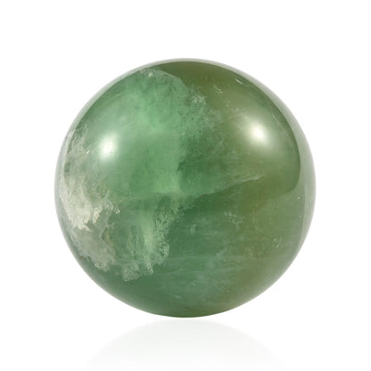 Green Fluorite Sphere — Clarity and Healing Energy
