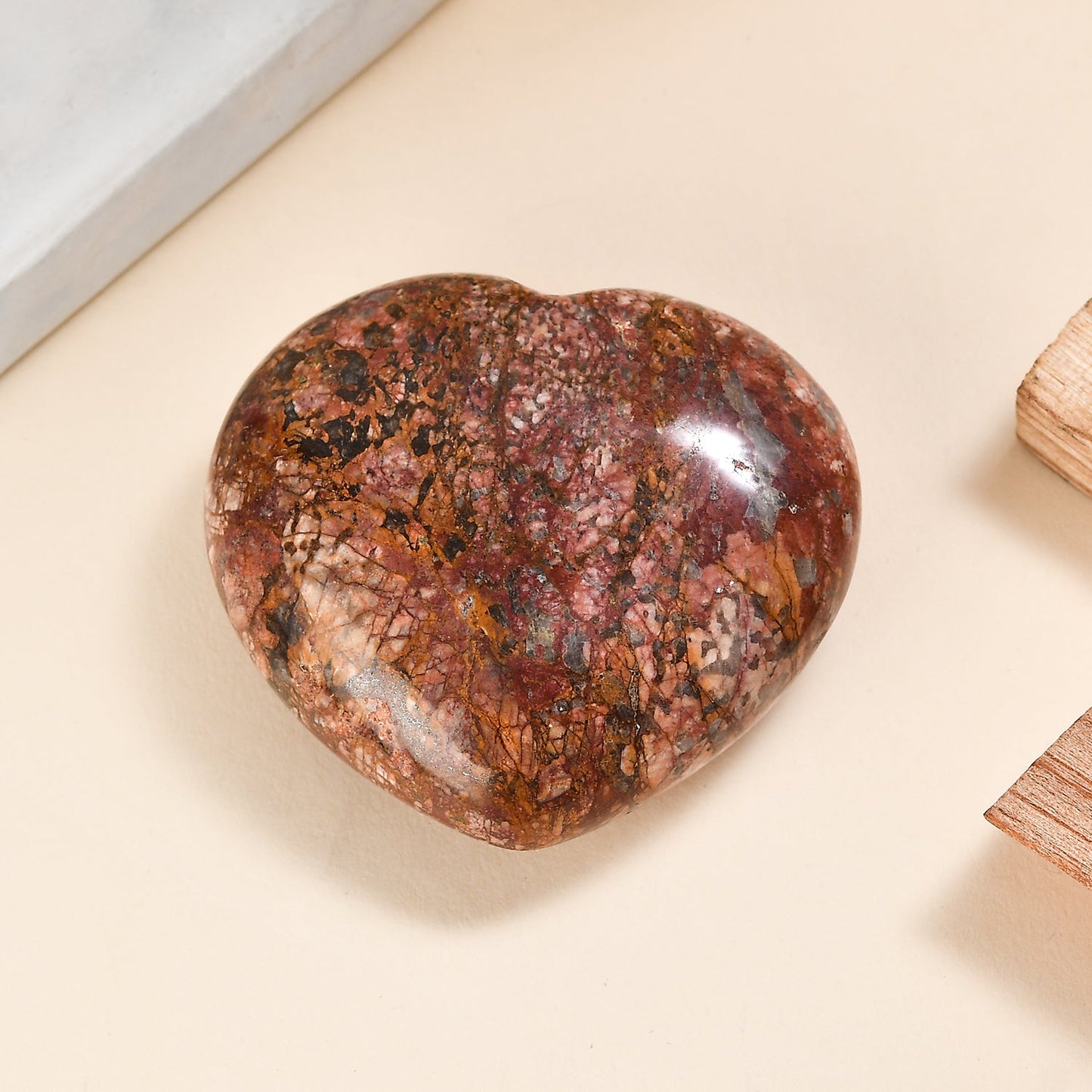 Jasper Heart — Grounding and Nurturing Energy
