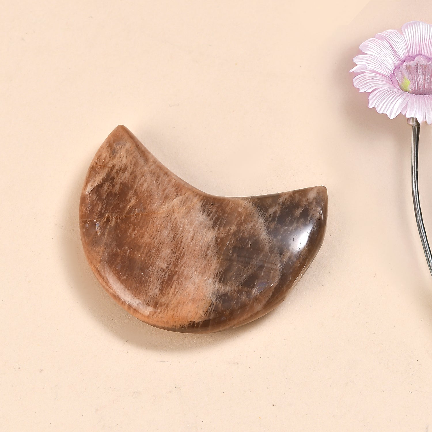 Peachmoonstone Moon — Calming Energy and Emotional Healing