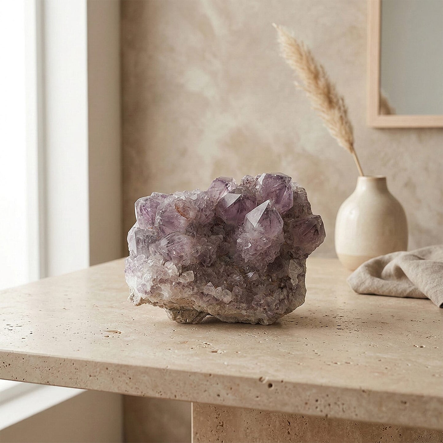 Amethyst Druzy – Spiritual Clarity & Energy Amplification