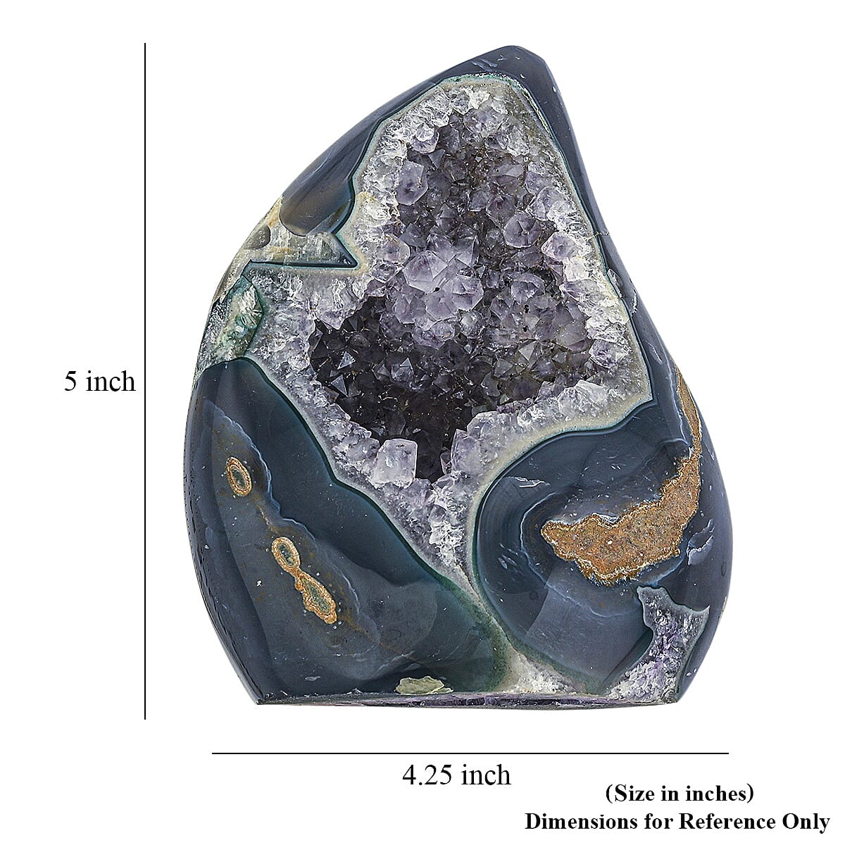 Amethyst Agate Flame – Illuminate Your Path & Elevate Energy