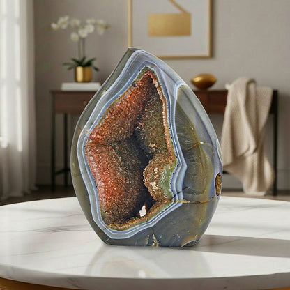 Amethyst Agate Flame – Illuminate Your Path & Elevate Energy