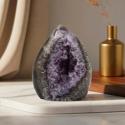 Amethyst Agate Flame – Illuminate Your Path & Elevate Energy