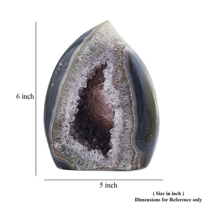 Amethyst Agate Flame – Illuminate Your Path & Elevate Energy