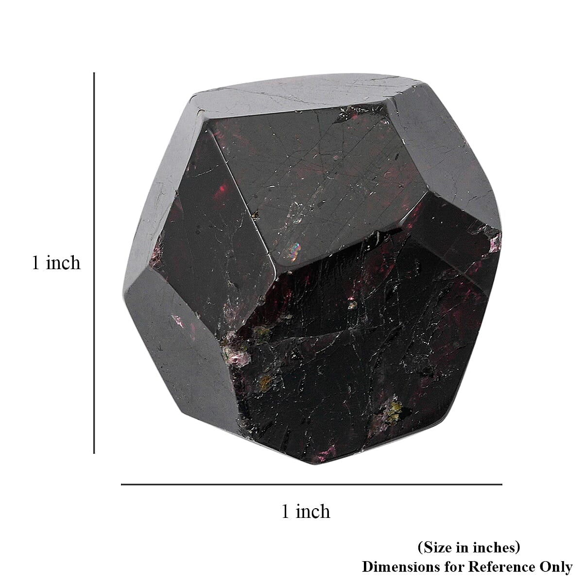 Faceted Garnet Stone - Fire of Vitality & Power