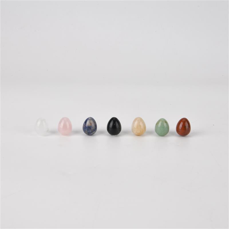 Crystal Mini Eggs Set (7pcs) — Balance & Everyday Energy