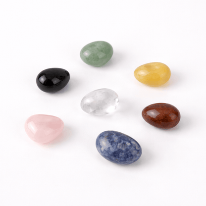 Crystal Mini Eggs Set (7pcs) — Balance & Everyday Energy