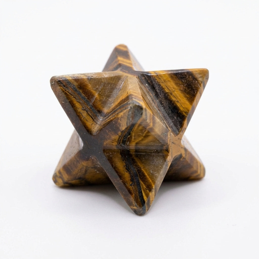 Gemstone Merkaba Crystals for Energy Alignment & Spiritual Healing
