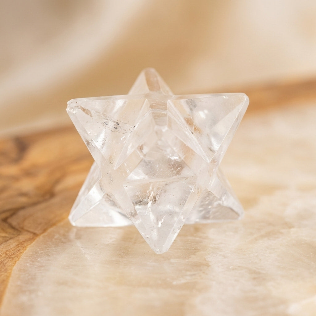 Gemstone Merkaba Crystals for Energy Alignment & Spiritual Healing