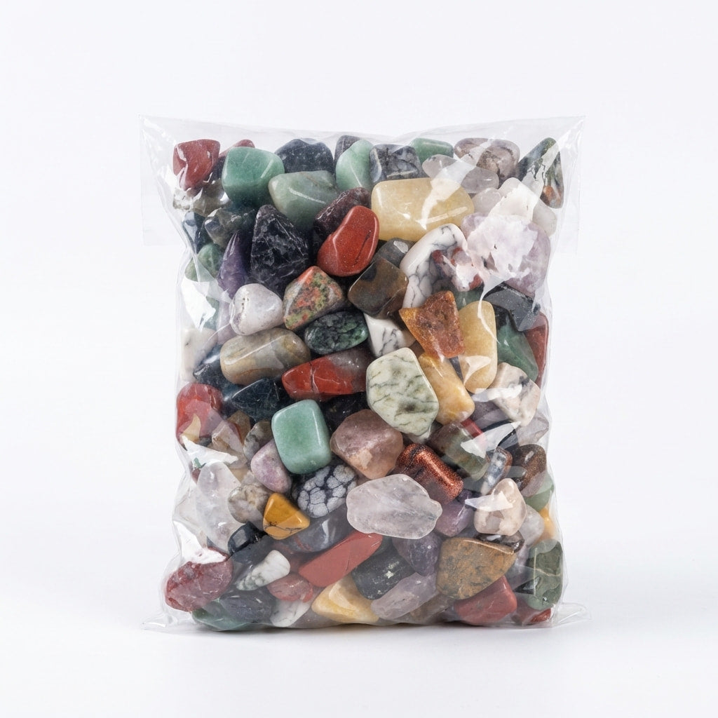 The Authentic Gemstone Collection: 1kg of Nature's Healing Stones