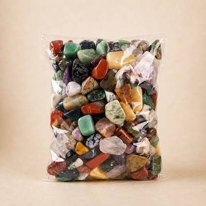 The Authentic Gemstone Collection: 1kg of Nature's Healing Stones