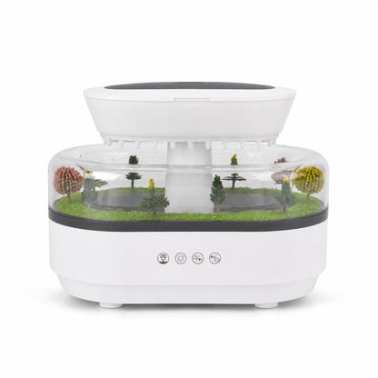 Raindrop Essential Oil Diffuser — 7 Colors + Sound