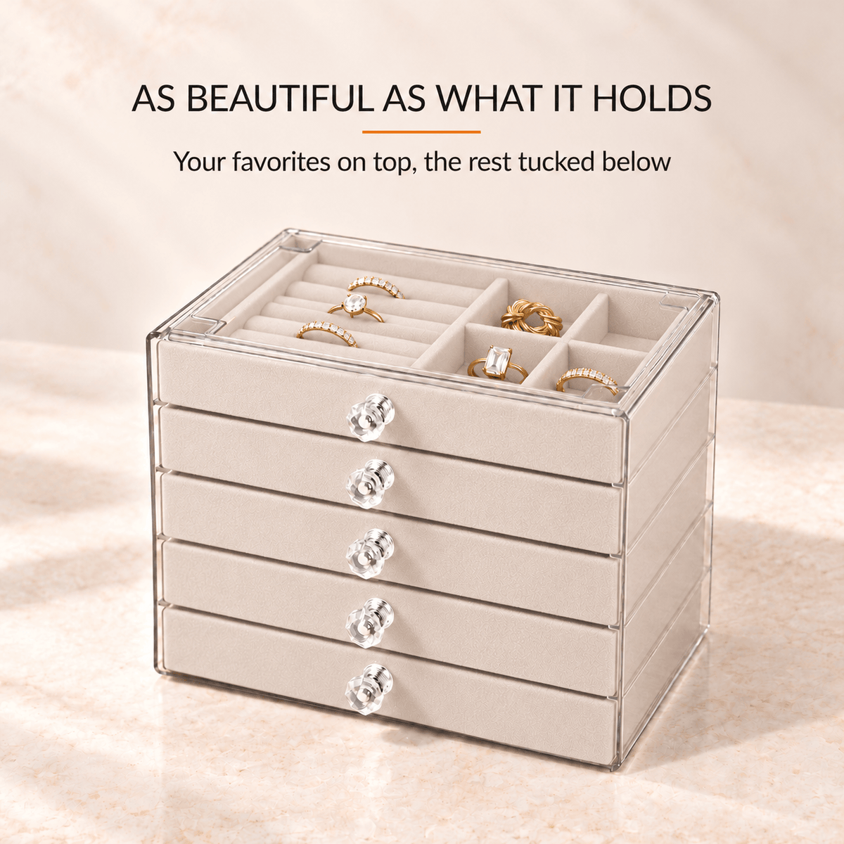 Crystal & Gemstone Display Case — Organize Your Crystals