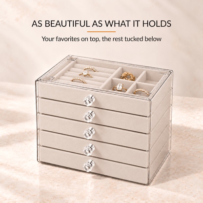 Crystal & Gemstone Display Case — Organize Your Crystals