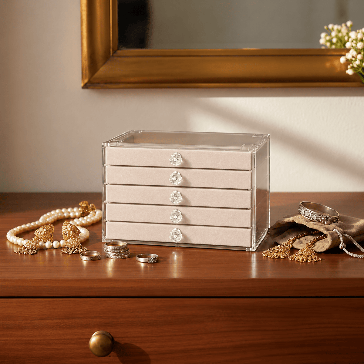 Crystal & Gemstone Display Case — Organize Your Crystals