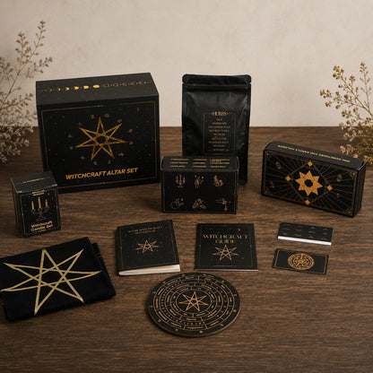 Wiccan Altar Kit- 65-Piece Spell and Ritual Set