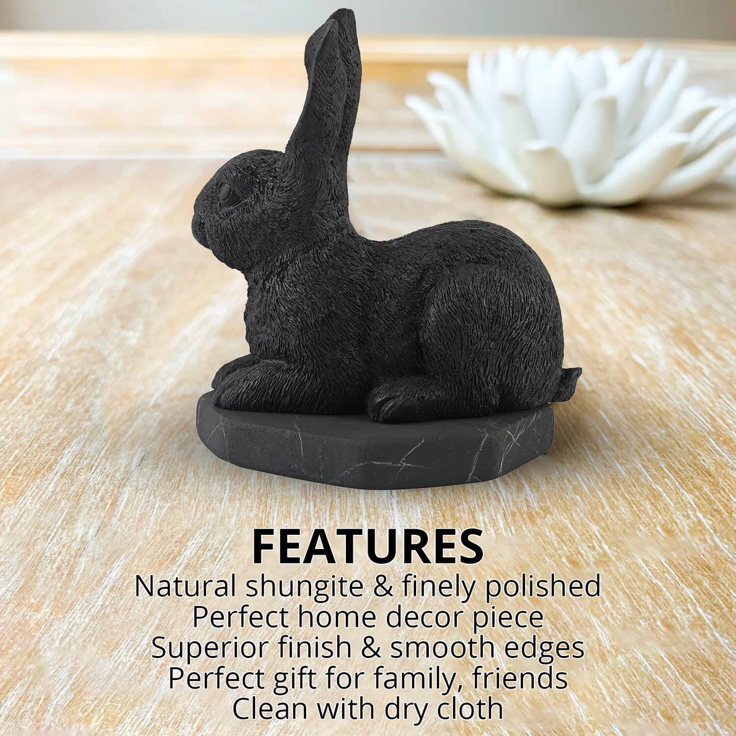 Rabbit Shungite Figurine