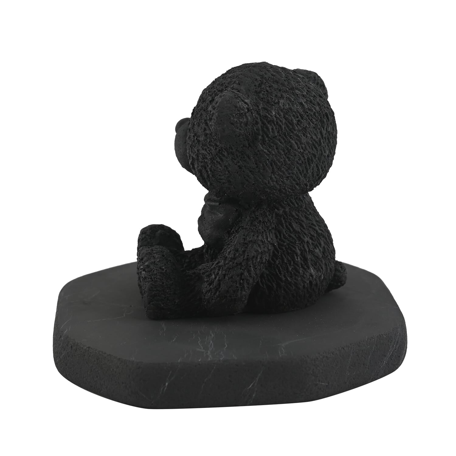 Shungite Teddy Bear Figurine – A Symbol of Protection and Comfort