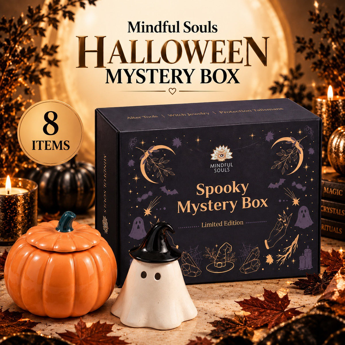 Halloween Mystery Box - Spooky Season Spiritual Kit