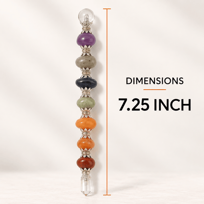 7 Chakra Wand – Complete Chakra Crystal Tool for Reiki