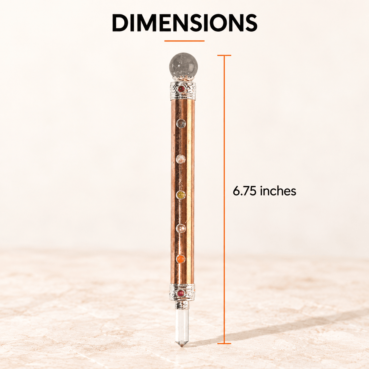 7 Chakra Wand – Complete Chakra Crystal Tool for Reiki