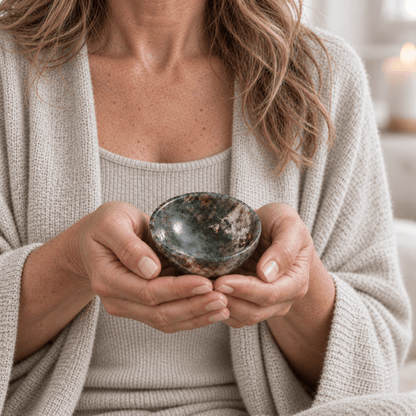 Natural Crystal Bowl - For Jewelry and Crystal Charging
