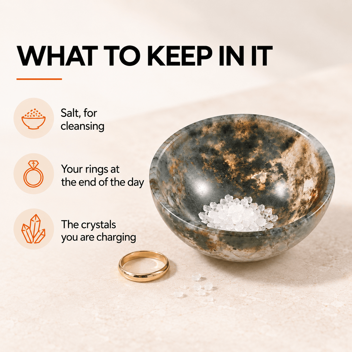Natural Crystal Bowl - For Jewelry and Crystal Charging