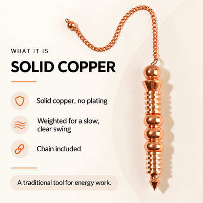 Copper Divination Pendulum – Make Your Intuition Visible