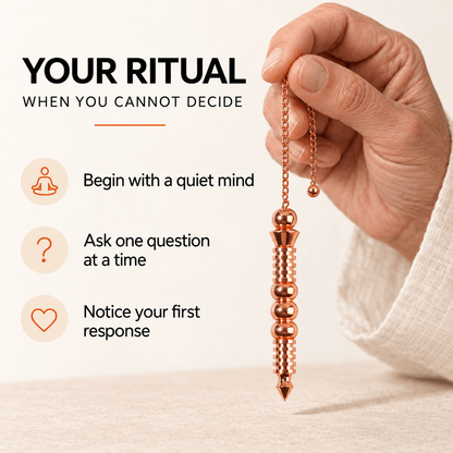 Copper Divination Pendulum – Make Your Intuition Visible