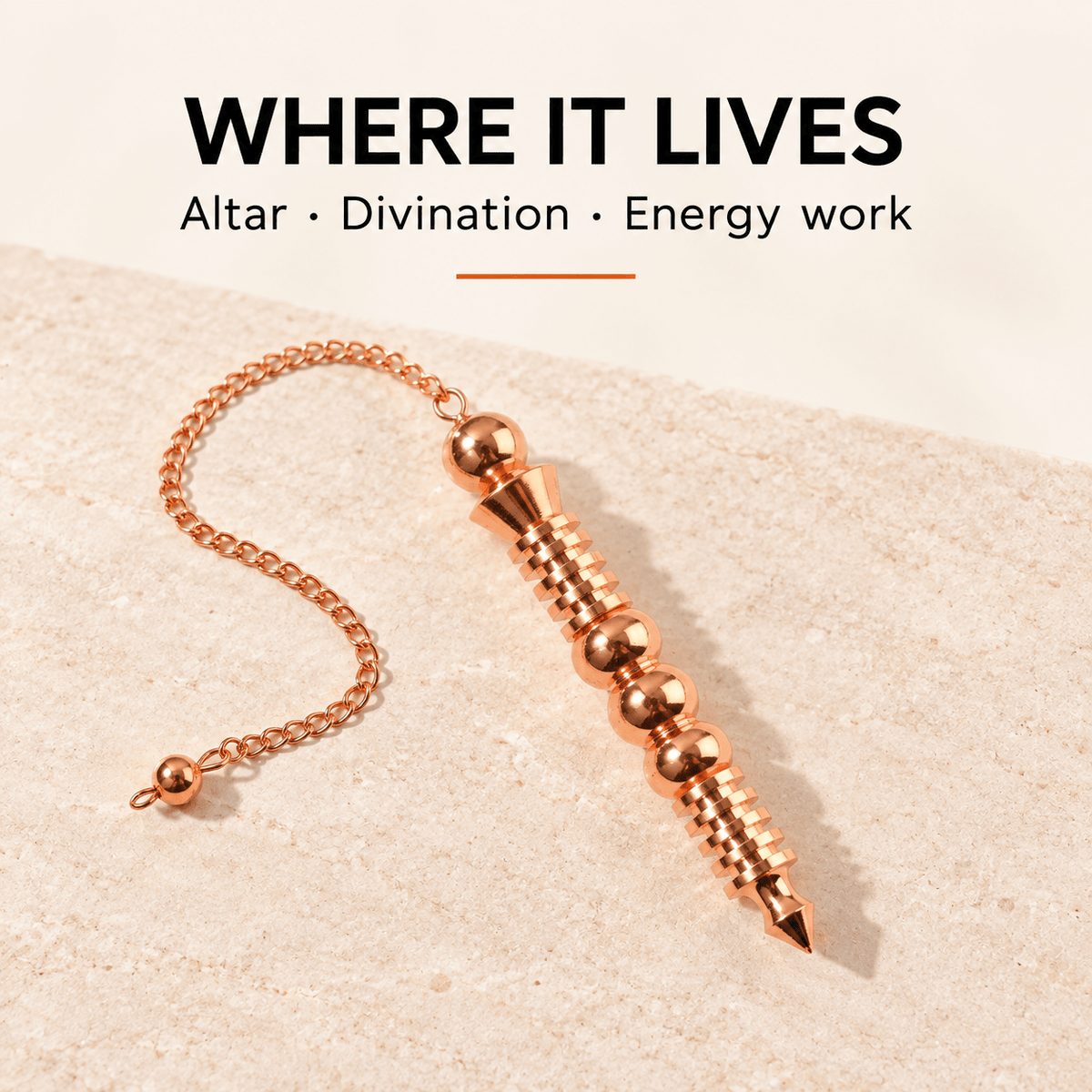 Copper Divination Pendulum – Make Your Intuition Visible