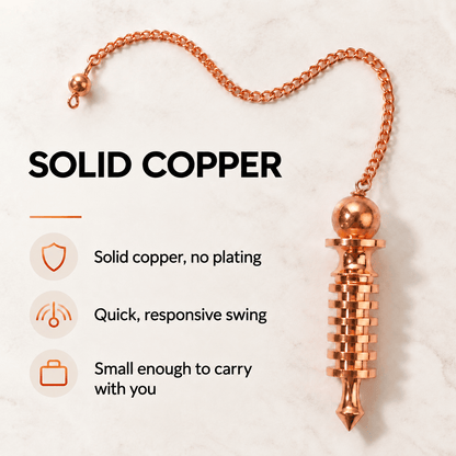Copper Divination Pendulum – Make Your Intuition Visible