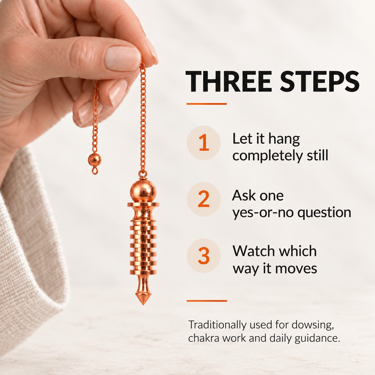 Copper Divination Pendulum – Make Your Intuition Visible
