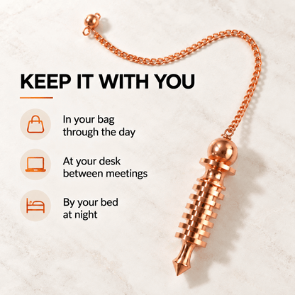 Copper Divination Pendulum – Make Your Intuition Visible