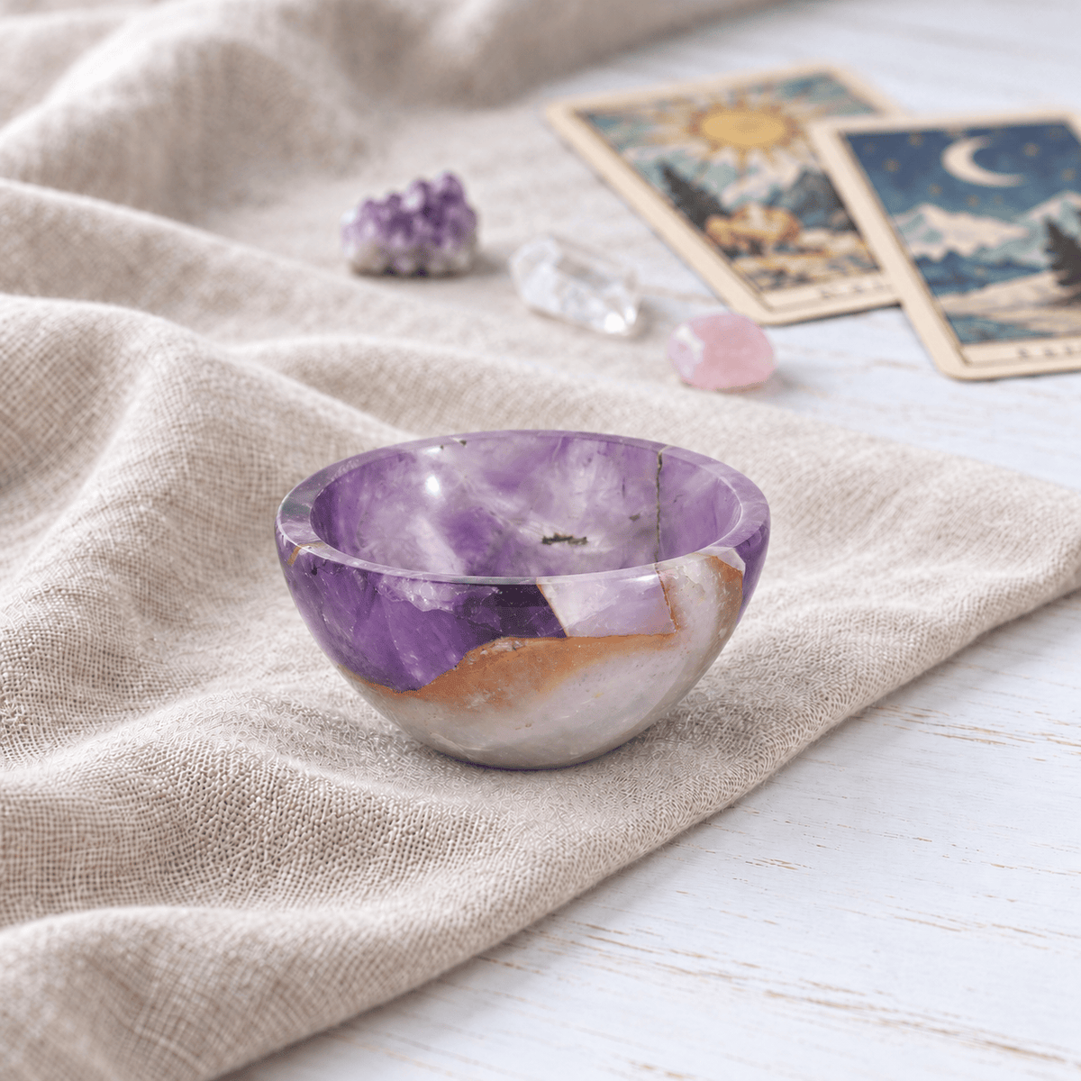Natural Crystal Ritual Bowls – Altar and Meditation