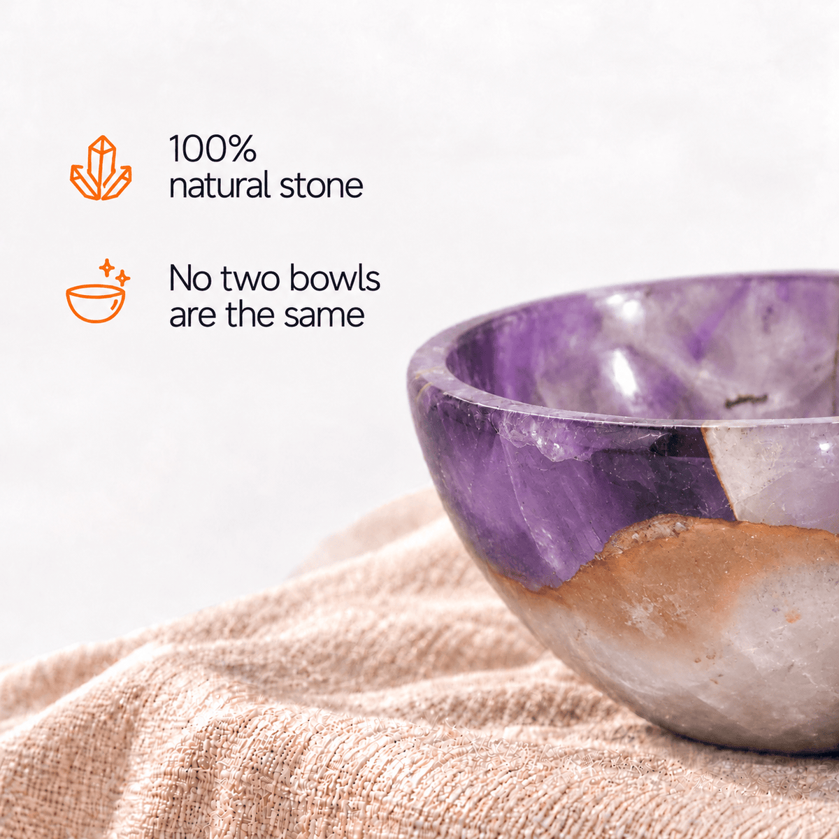 Natural Crystal Ritual Bowls – Altar and Meditation