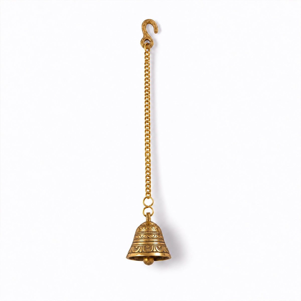 Brass Guardian Bell – Traditional Door Hanging for Protection