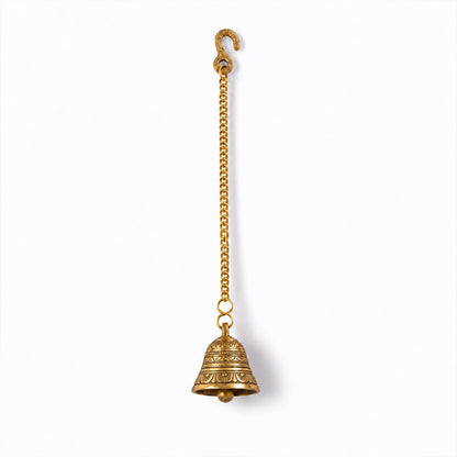 Brass Guardian Bell – Traditional Door Hanging for Protection