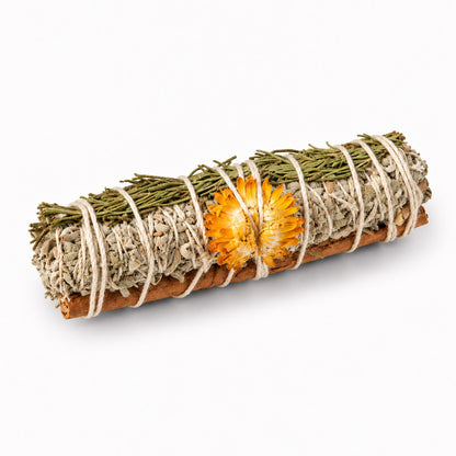 Botanical Smudge Stick – Sage Herb Bundle for Space Cleansing