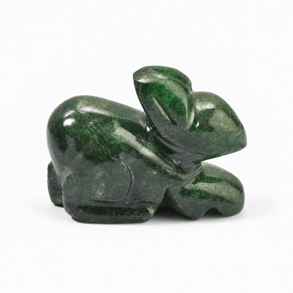 Crystal Rabbit Carving – Green Aventurine, Sodalite & Tiger Eye