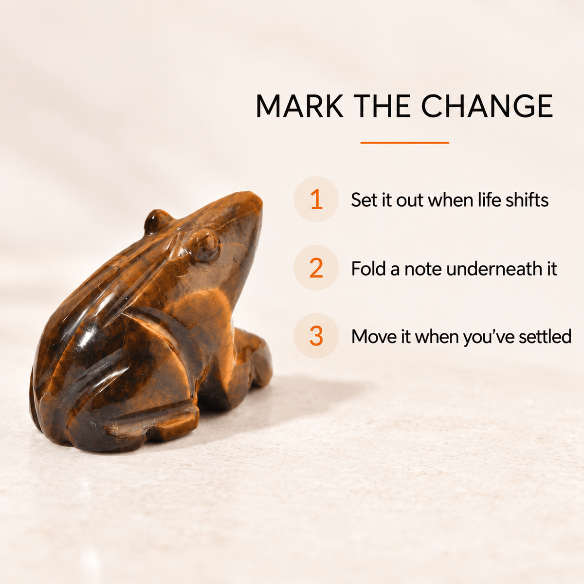 Hand-Carved Crystal Frog – Aventurine, Sodalite and Tiger Eye