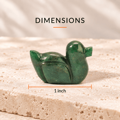 Crystal Duck Carving – Sodalite, Tiger Eye and Aventurine