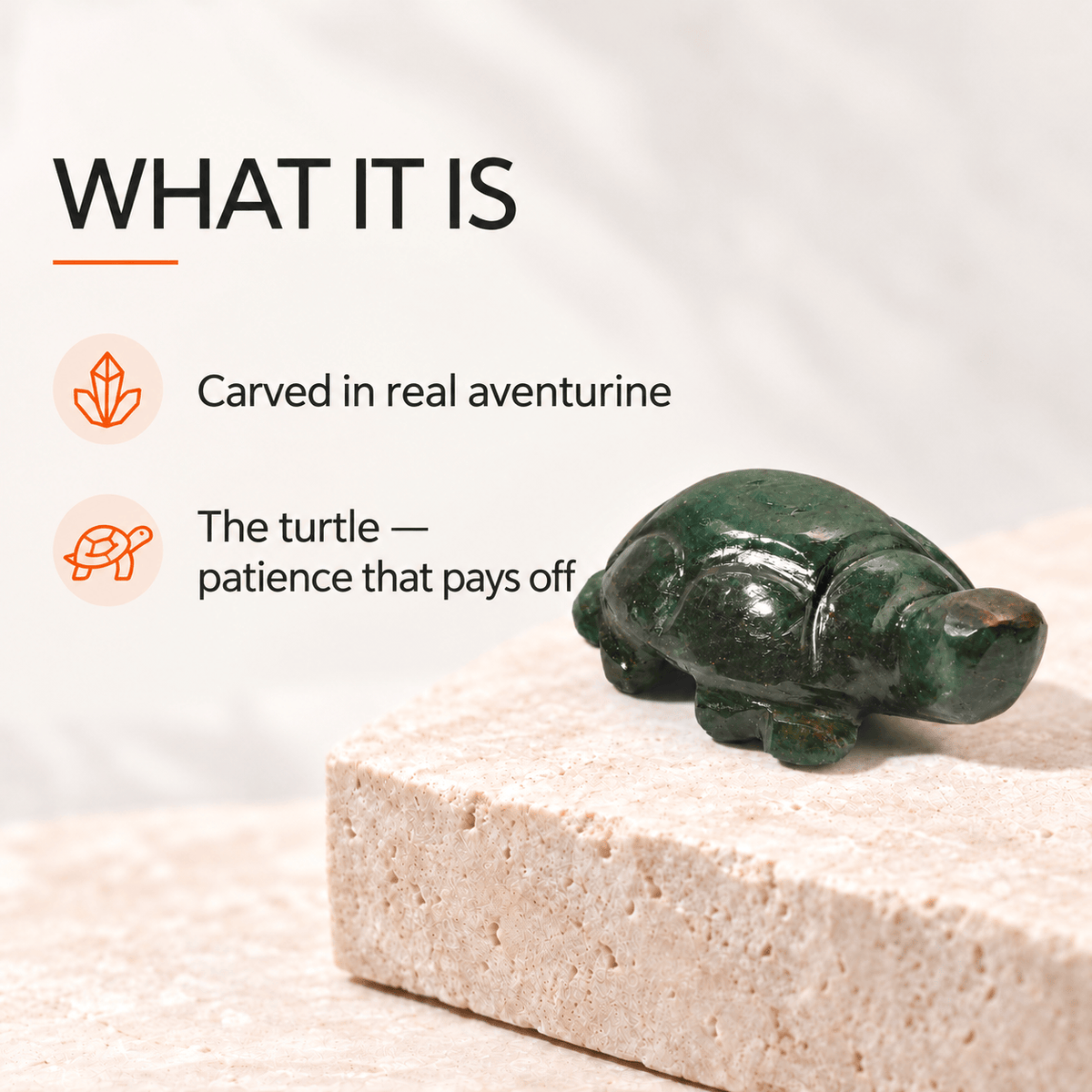 Natural Crystal Turtle – Aventurine, Sodalite and Tiger Eye
