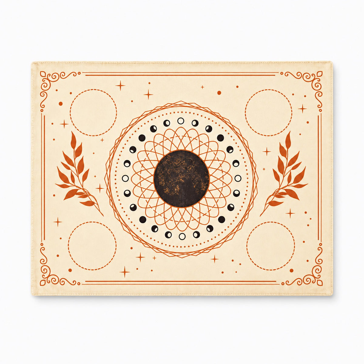 Sacred Altar Mat – Crystal, Candle and Ritual Setup Cloth